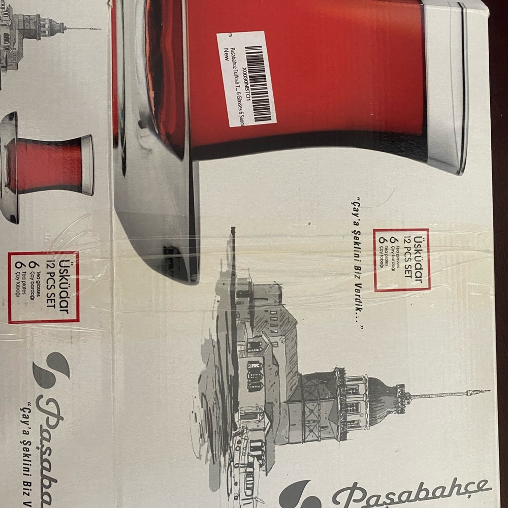 Turkish tea glass set